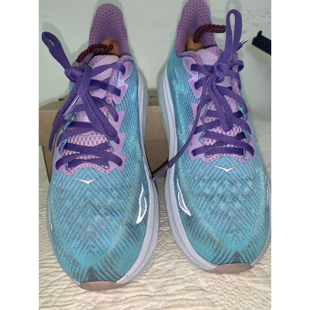 Hoka Clifton 7.5 Womens Blue Purple Running Shoes Sneakers 1133340 BBLP - Picture 3 of 8